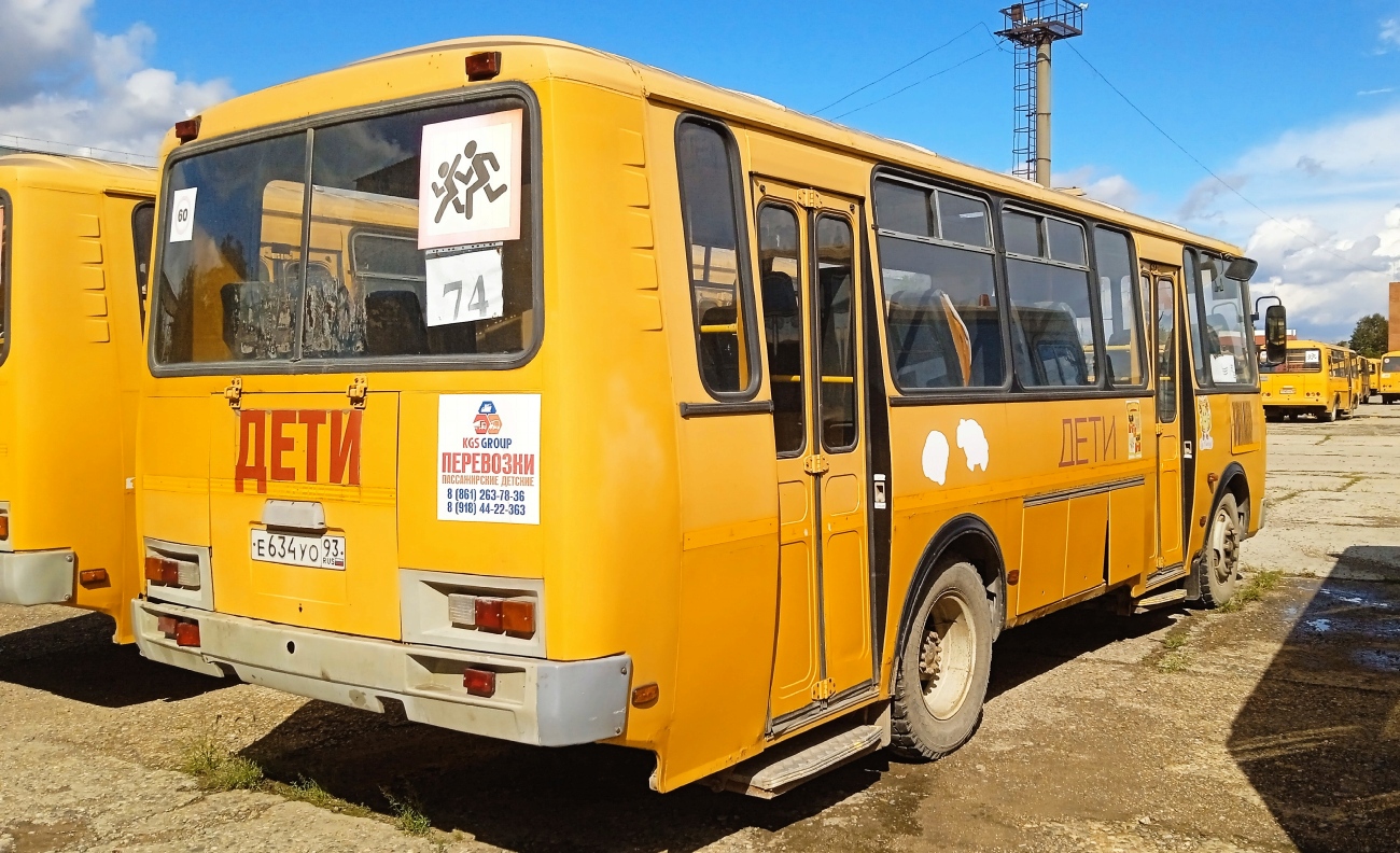 Краснодарский край, ПАЗ-423470 № Е 634 УО 93