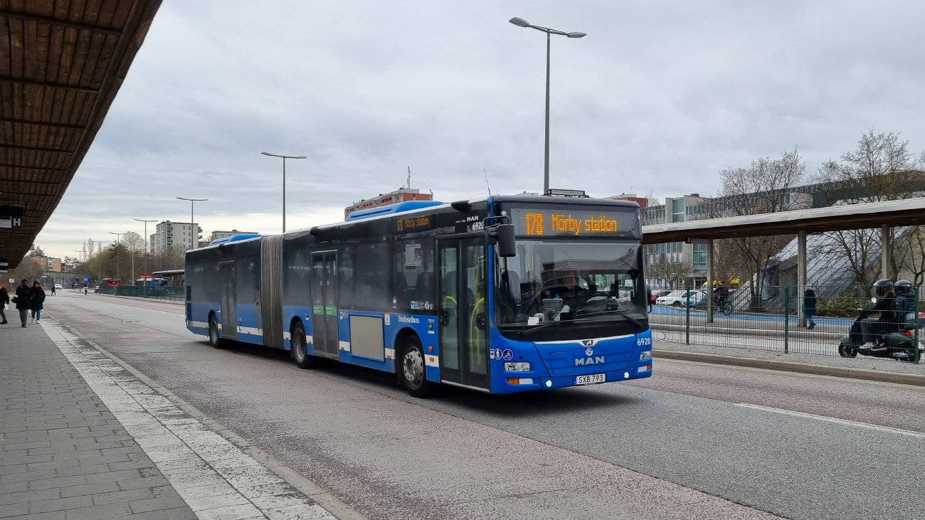 Швеция, MAN A23 Lion's City G NG323 № 6920