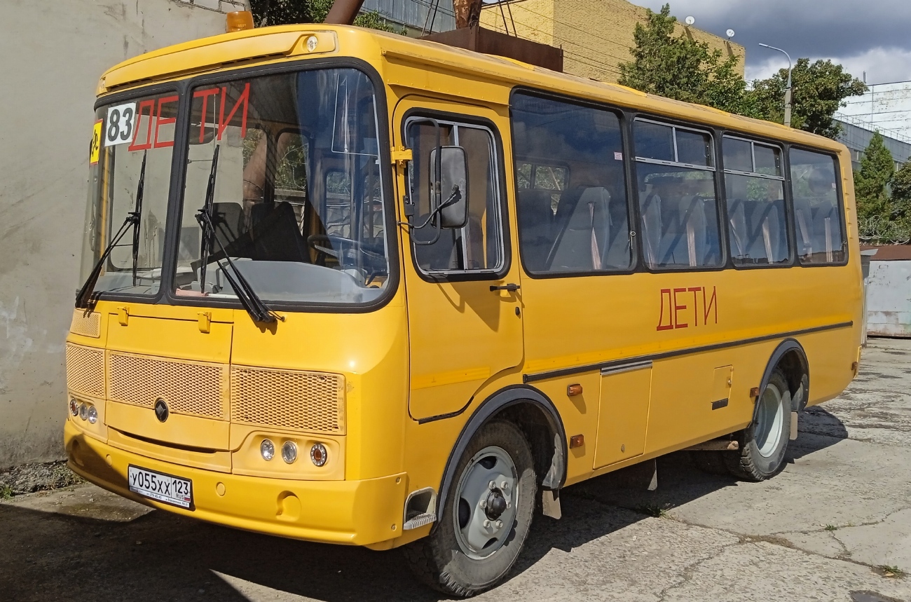Краснодарский край, ПАЗ-32053-70 № У 055 ХХ 123