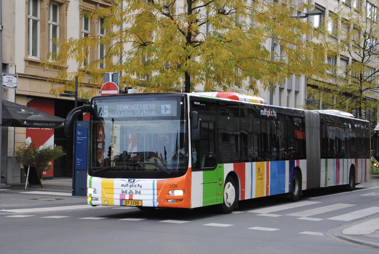 Люксембург, MAN A23 Lion's City G NG363 № 708