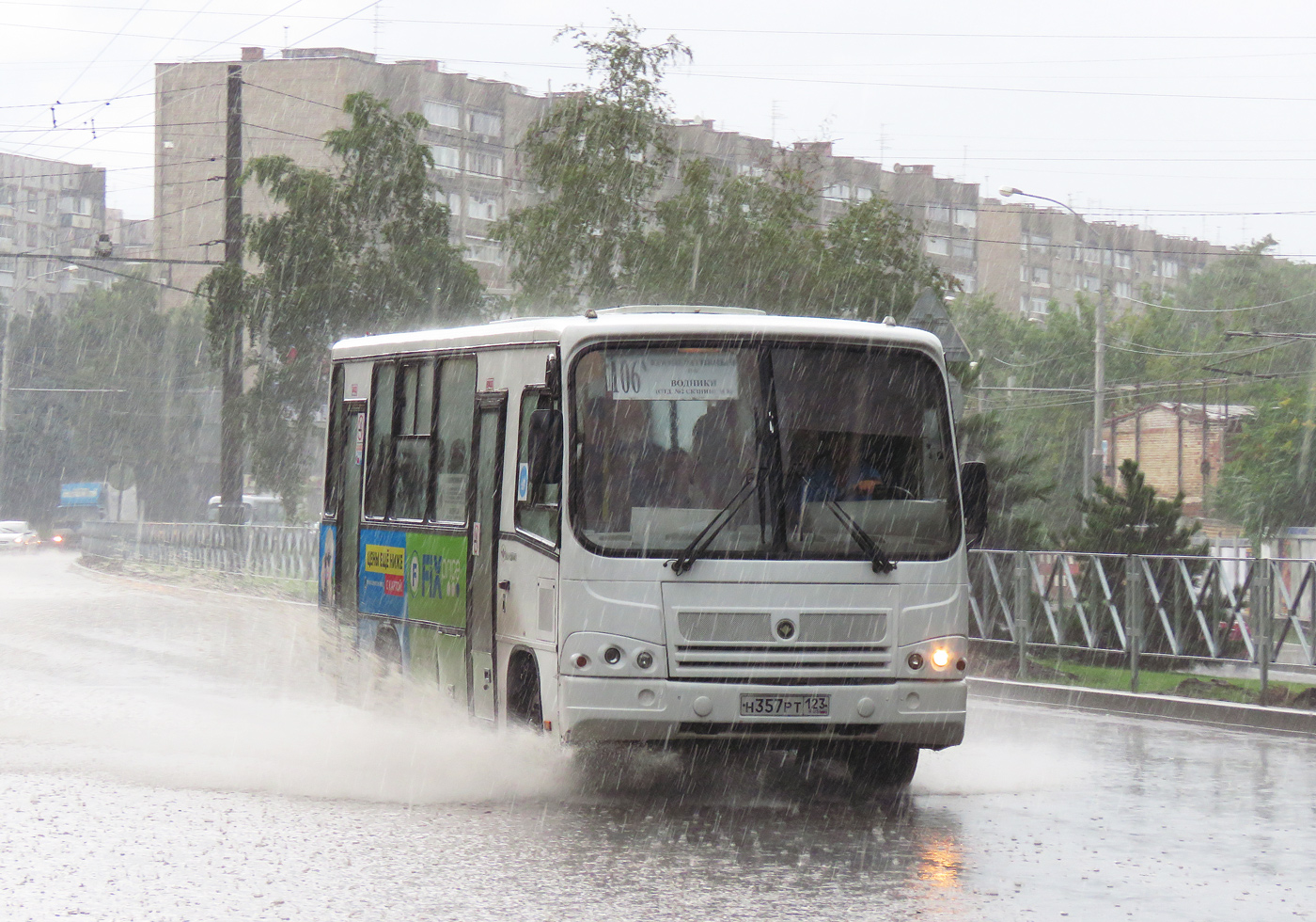 Краснодарский край, ПАЗ-320402-03 № Н 357 РТ 123