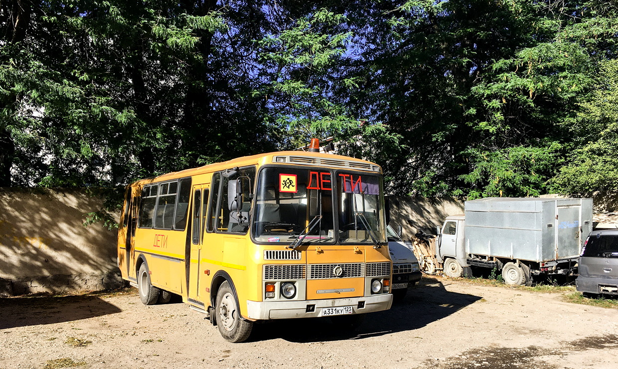 Краснодарский край, ПАЗ-423470 № А 331 КУ 123