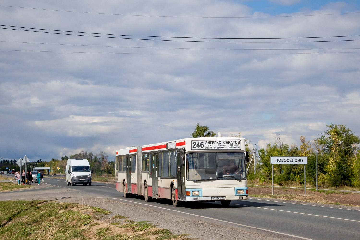 Saratov region, MAN A11 NG272 # А 711 АО 164