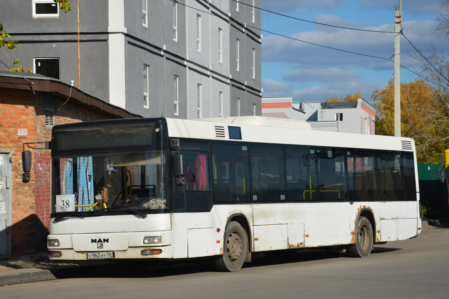 Пензенская область, MAN A21 NL313 № С 962 НУ 58