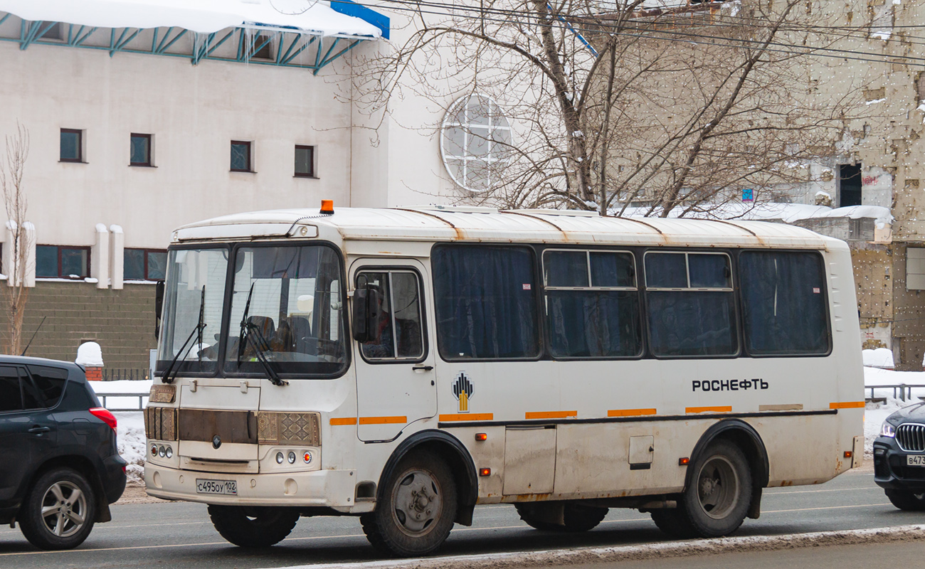 Башкортостан, ПАЗ-32053 № С 495 ОУ 102