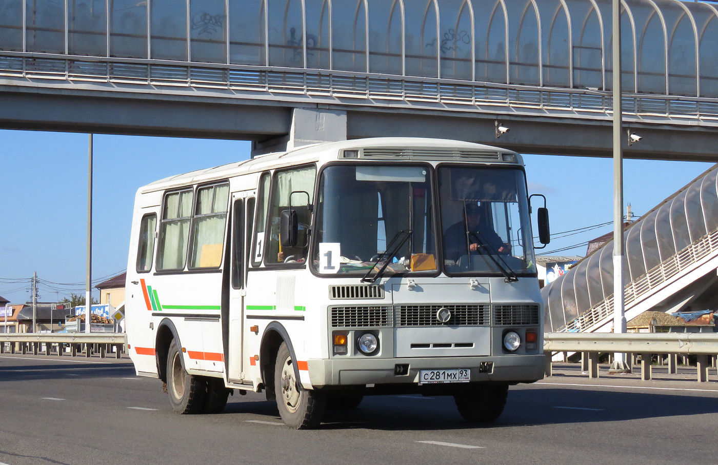 Краснодарский край, ПАЗ-32053 № С 281 МХ 93