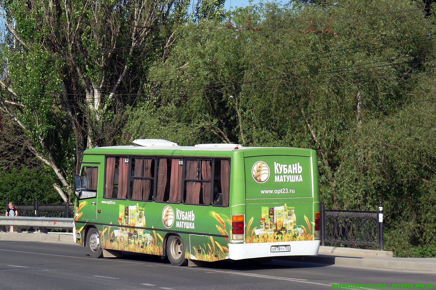 Республика Крым, ПАЗ-320402-05 № Х 978 ТУ 123