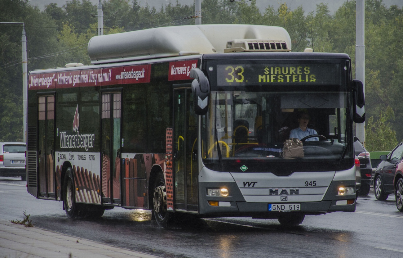 Литва, MAN A21 Lion's City NL273 CNG № 945