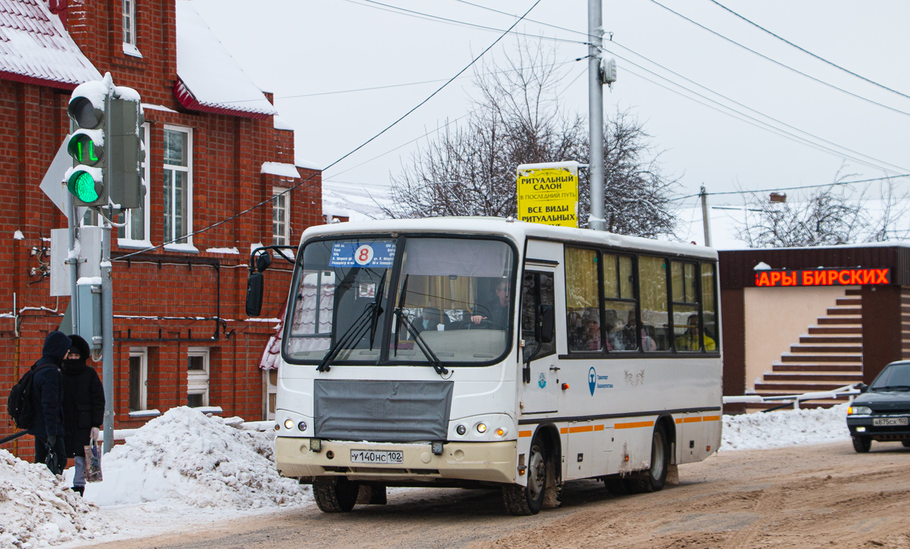 Bashkortostan, PAZ-320402-05 # У 140 НС 102