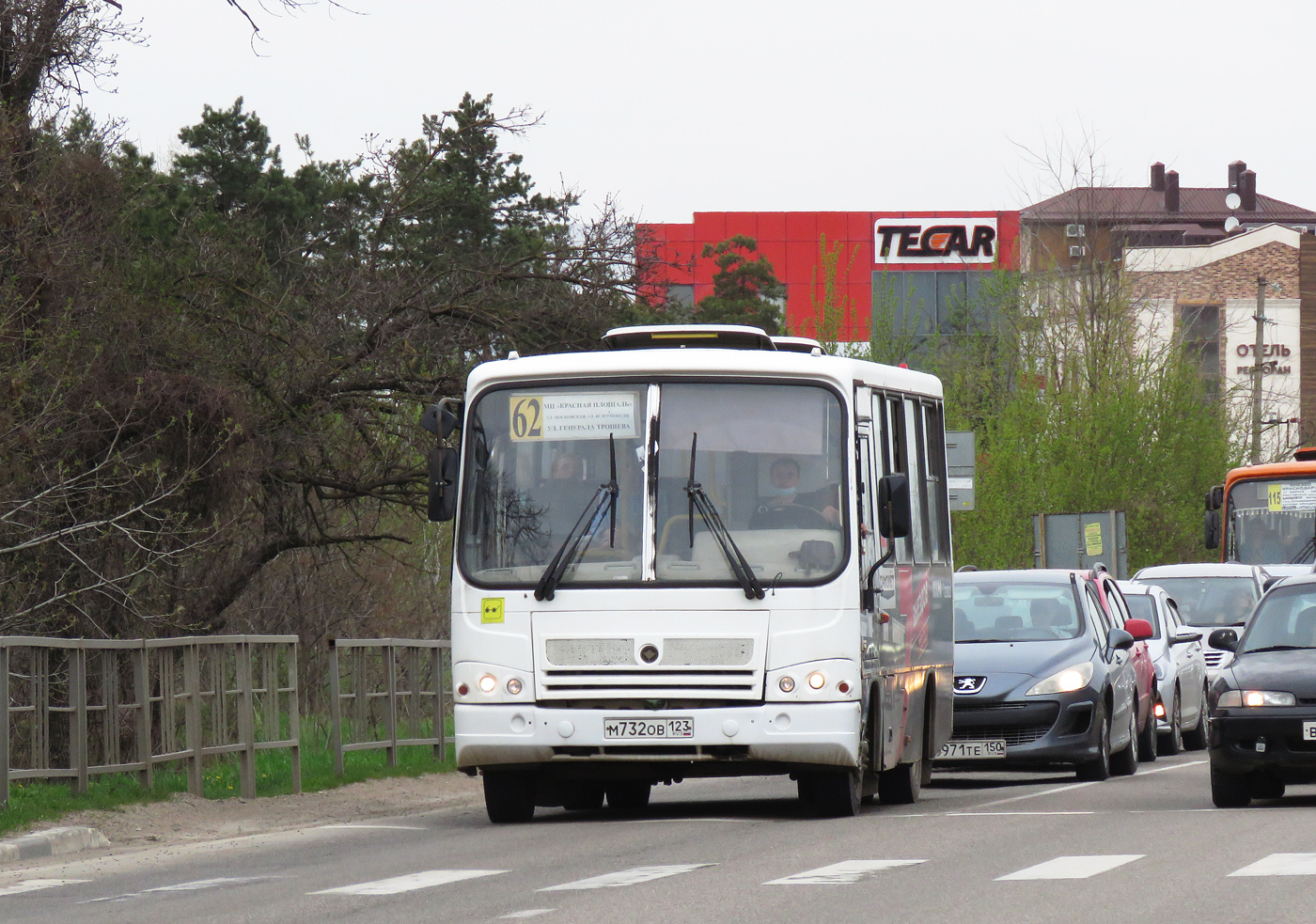 Краснодарский край, ПАЗ-320302-08 № М 732 ОВ 123