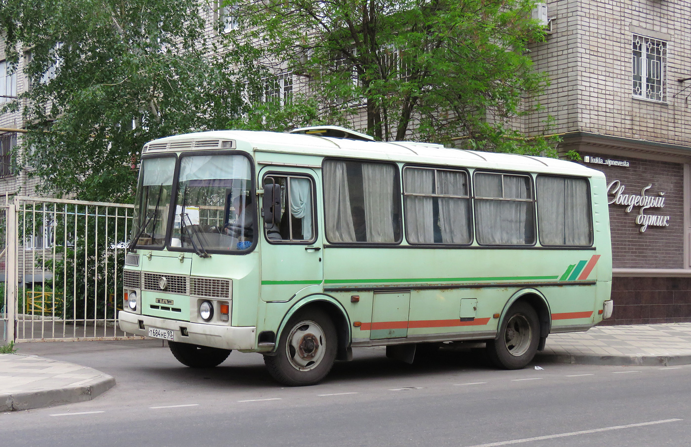 Краснодарский край, ПАЗ-32053 № Т 684 НЕ 93