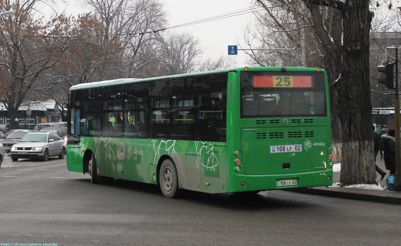 Алматы, Golden Dragon XML6105CR (Hyundai Trans Auto) № 108 LF 02