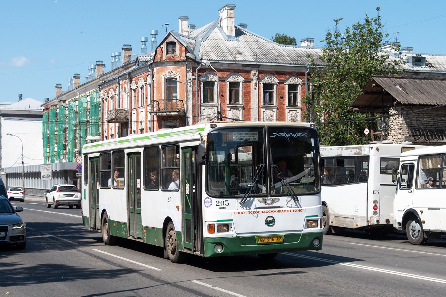 Pskov region, LiAZ-5256.26 # 203