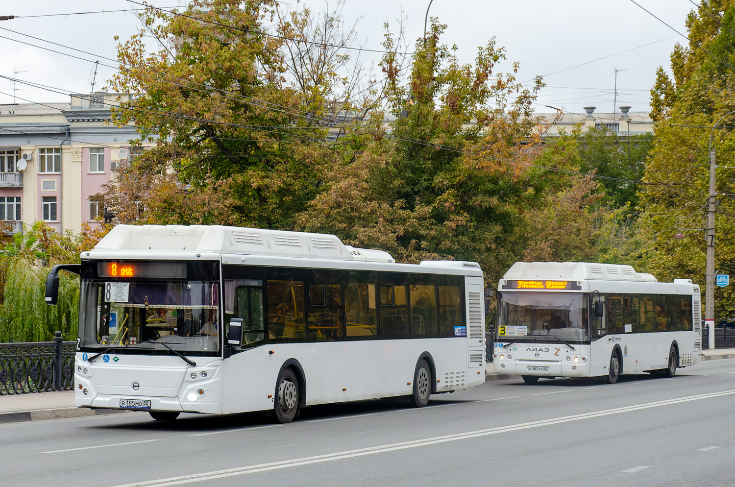 Республика Крым, ЛиАЗ-5292.67 (CNG) № В 185 МО 82