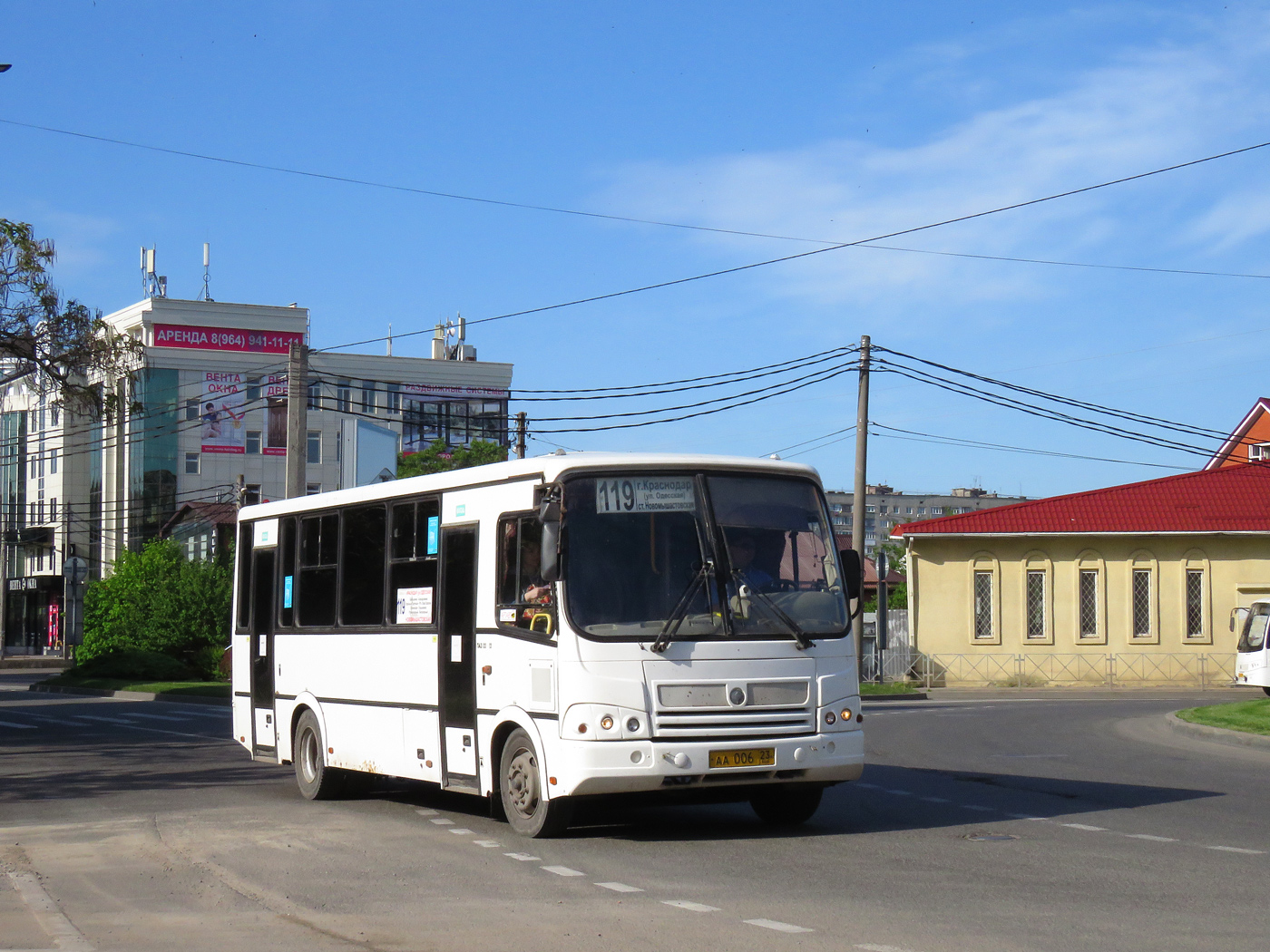 Краснодарский край, ПАЗ-320412-05 № АА 006 23