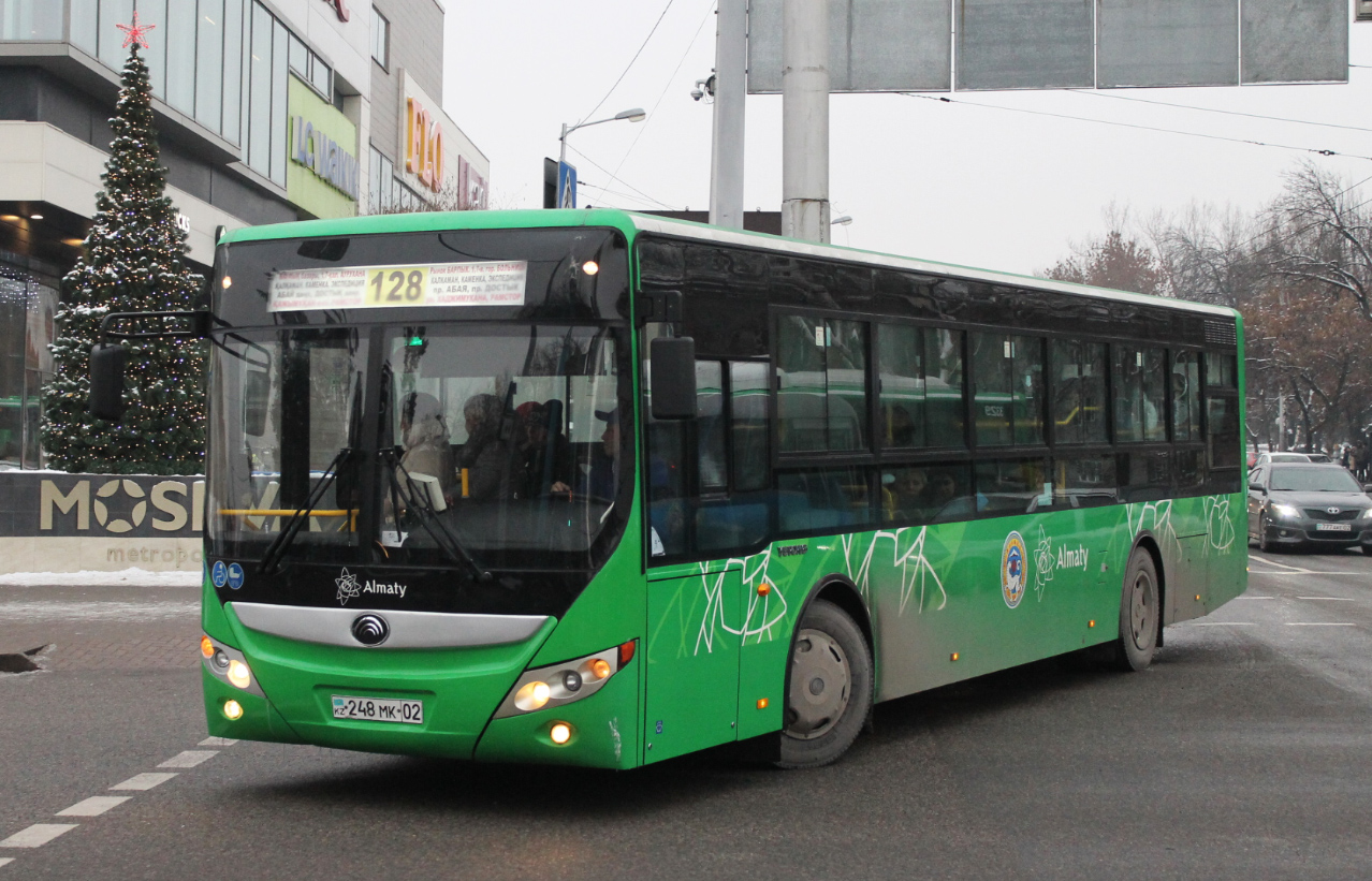 Алматы, Yutong ZK6118HGA № 248 MK 02