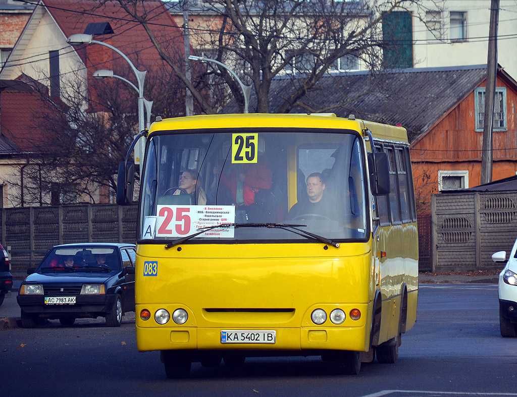 Волынская область, Богдан А092 (Y99-C39) № KA 5402 IB