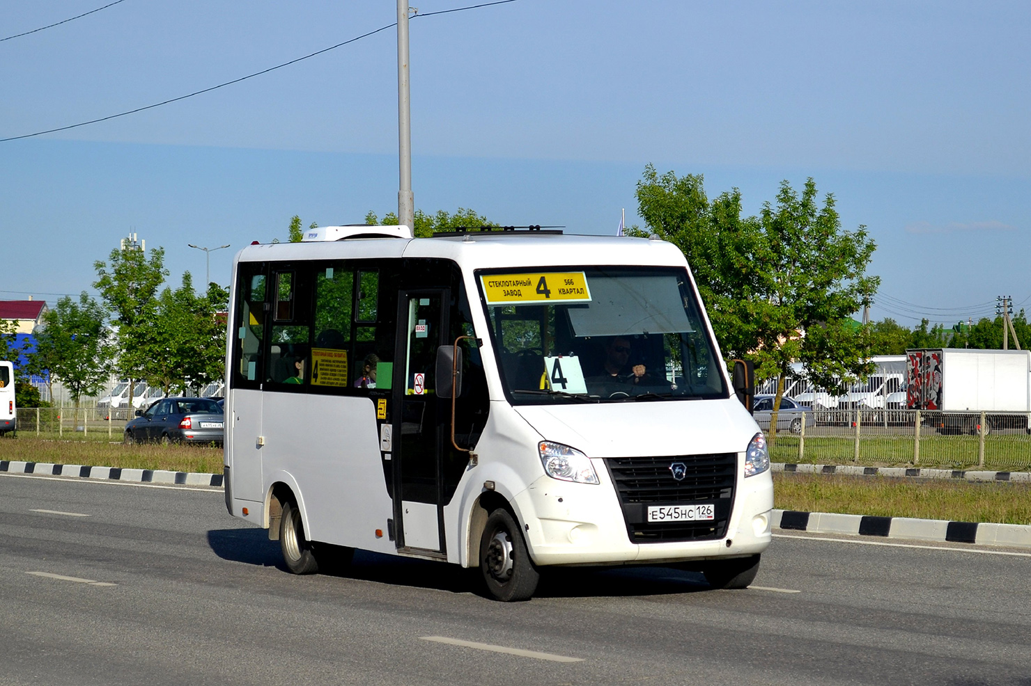 Ставропольский край, ГАЗ-A63R42 Next № Е 545 НС 126