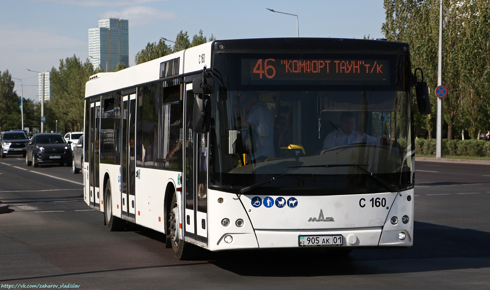 Astana, MAZ-203.015 # C160