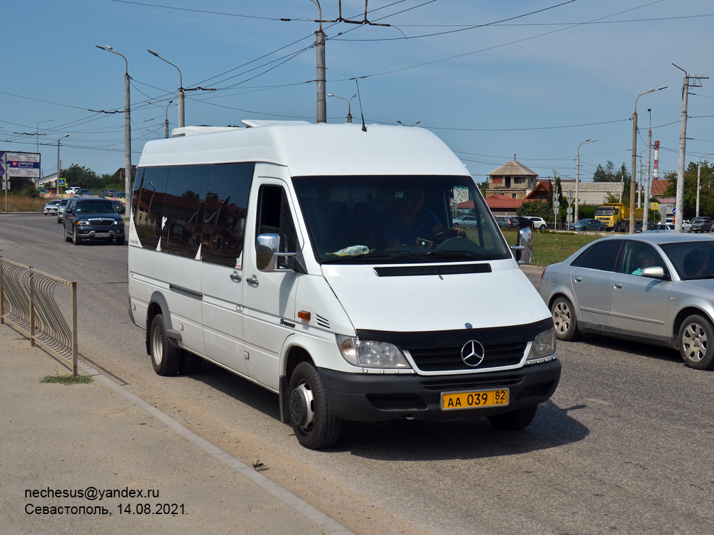Республика Крым, Mercedes-Benz Sprinter W904 416CDI № АА 039 82