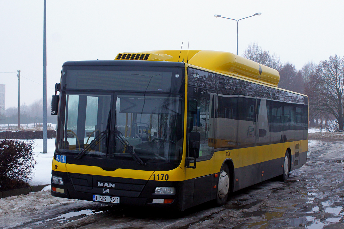 Литва, MAN A21 Lion's City NL243 CNG № 1170