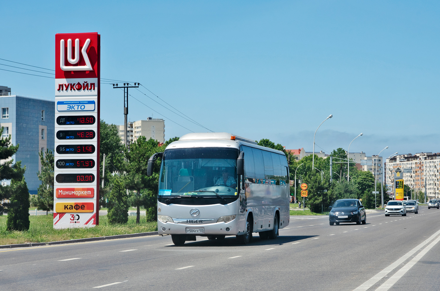 Краснодарский край, Higer KLQ6885 № Р 504 УУ 123
