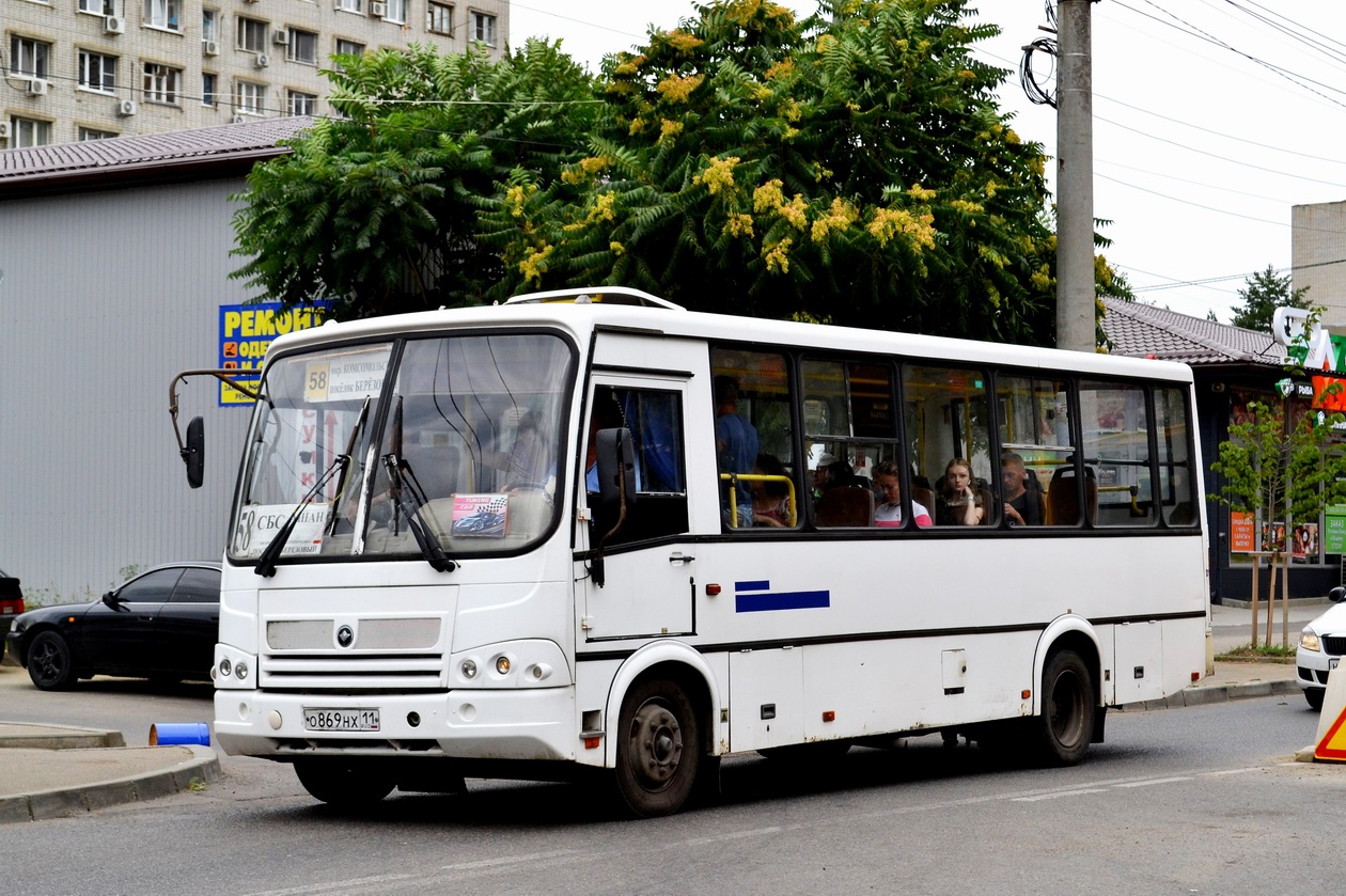 Краснодарский край, ПАЗ-320412-05 № О 869 НХ 11