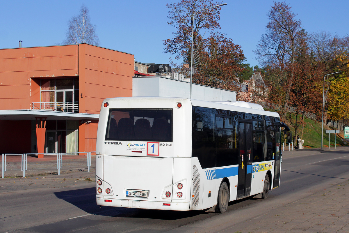 Lithuania, TEMSA MD9 LE # 81