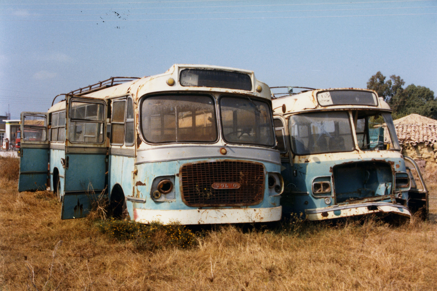 Greece — Old photos (before 2000); Greece — Scrapped and abandoned buses
