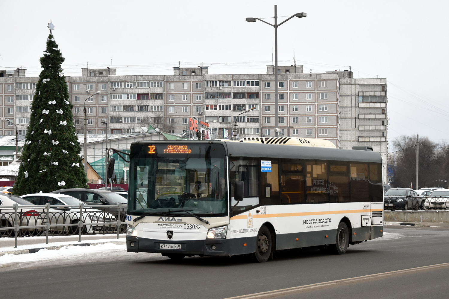 Moscow region, LiAZ-4292.60 (1-2-1) # 053032