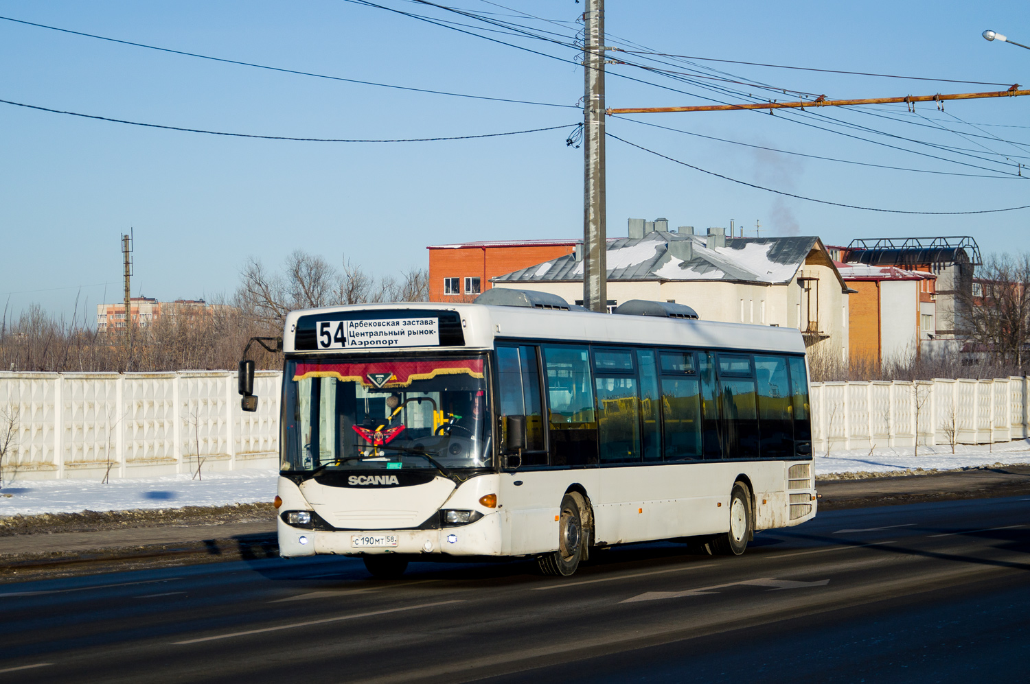 Пензенская область, Scania OmniLink I (Скания-Питер) № С 190 МТ 58