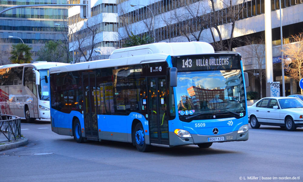 Испания, Mercedes-Benz Citaro C2 NGT № 5509