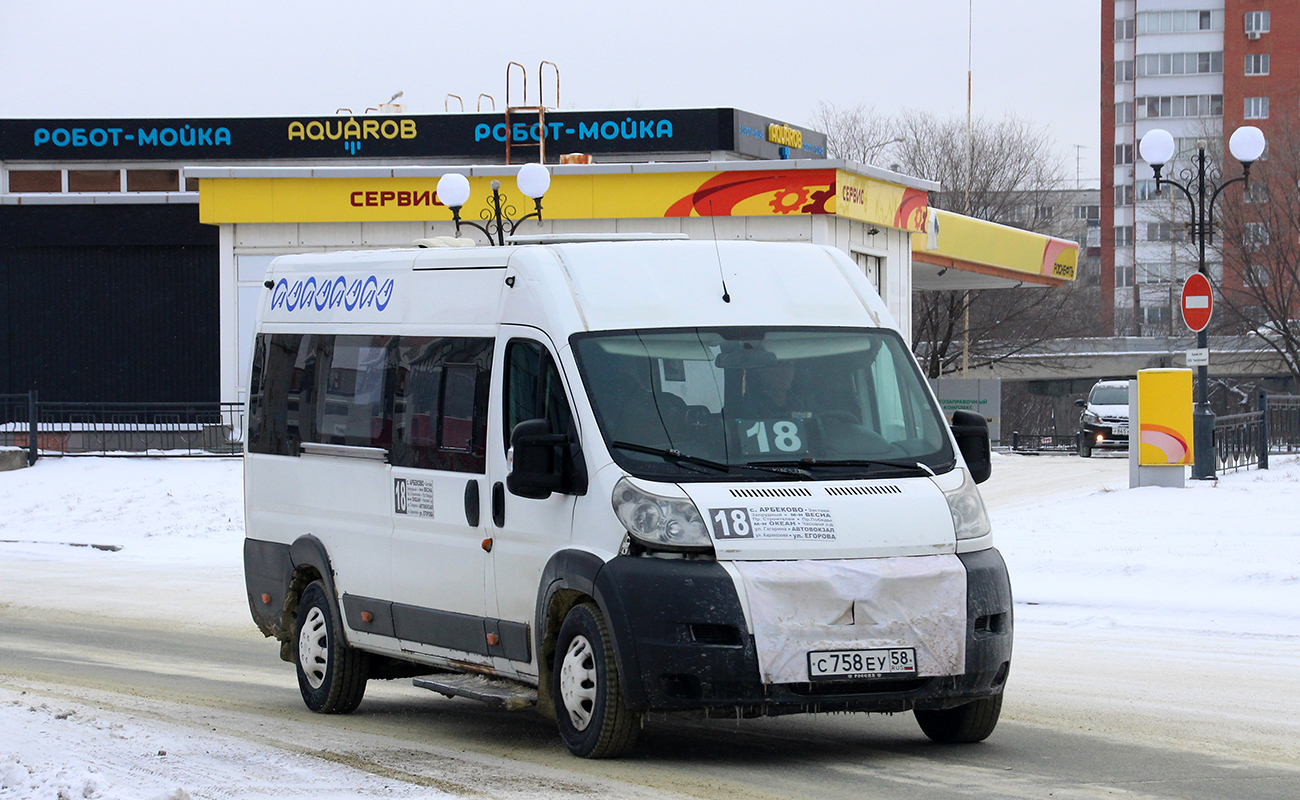 Пензенская область, IRITO Boxer L4H2 (Z8P) № С 758 ЕУ 58