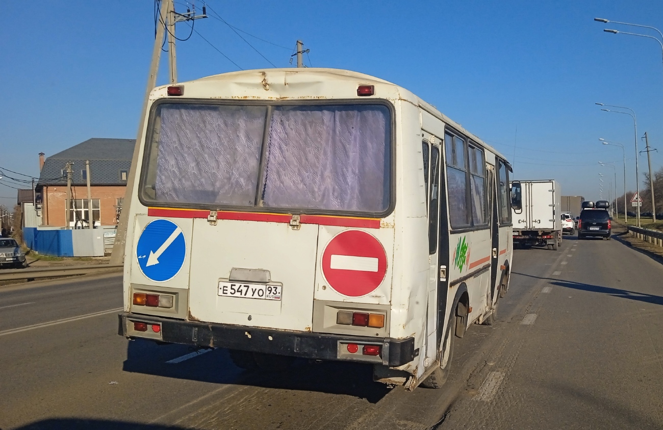Краснодарский край, ПАЗ-32054 № Е 547 УО 93