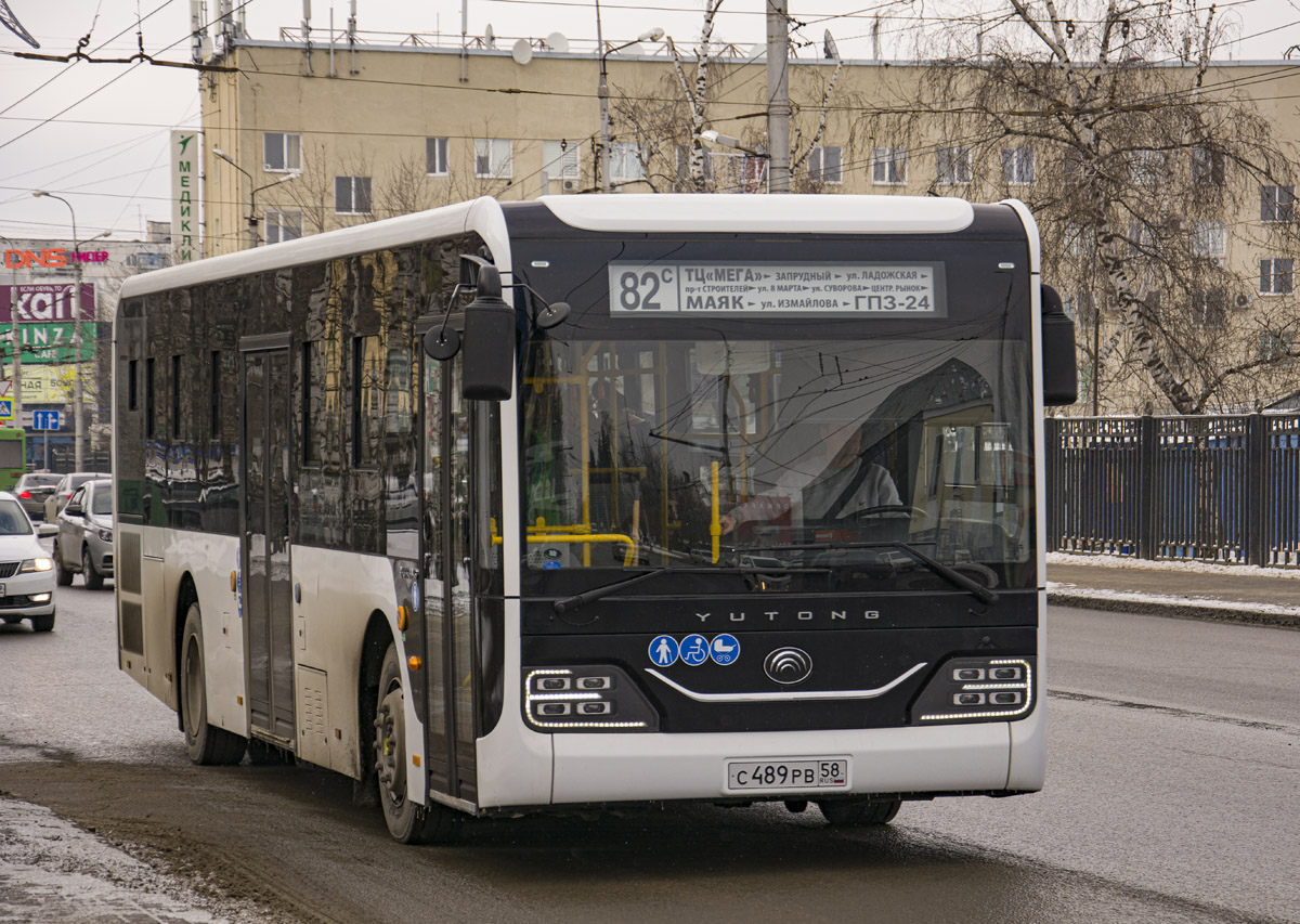 Пензенская область, Yutong ZK6116HG № С 489 РВ 58