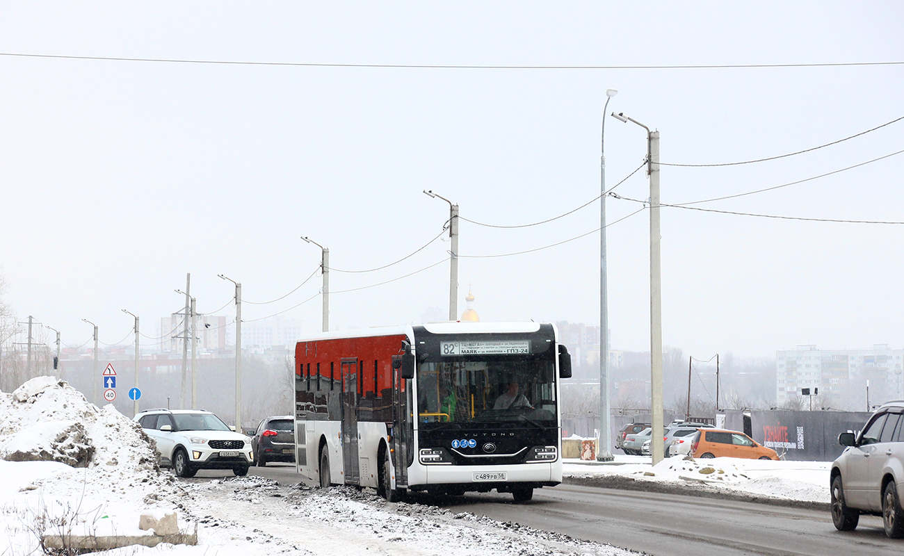 Пензенская область, Yutong ZK6116HG № С 489 РВ 58
