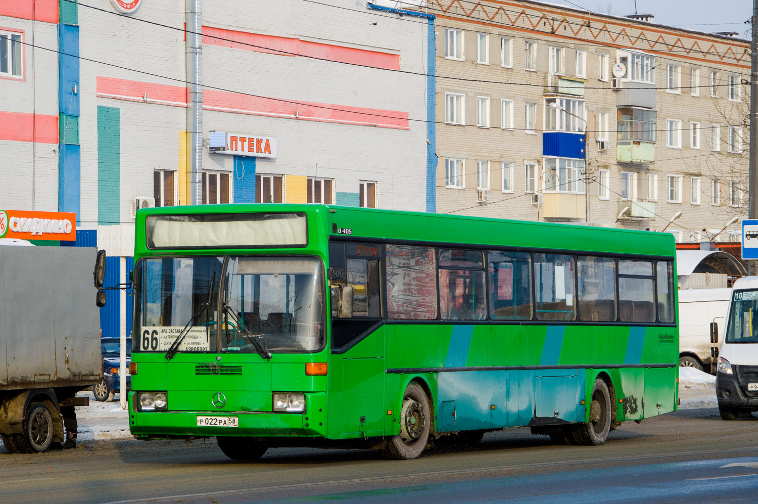 Пензенская область, Mercedes-Benz O405 № Р 022 РА 58