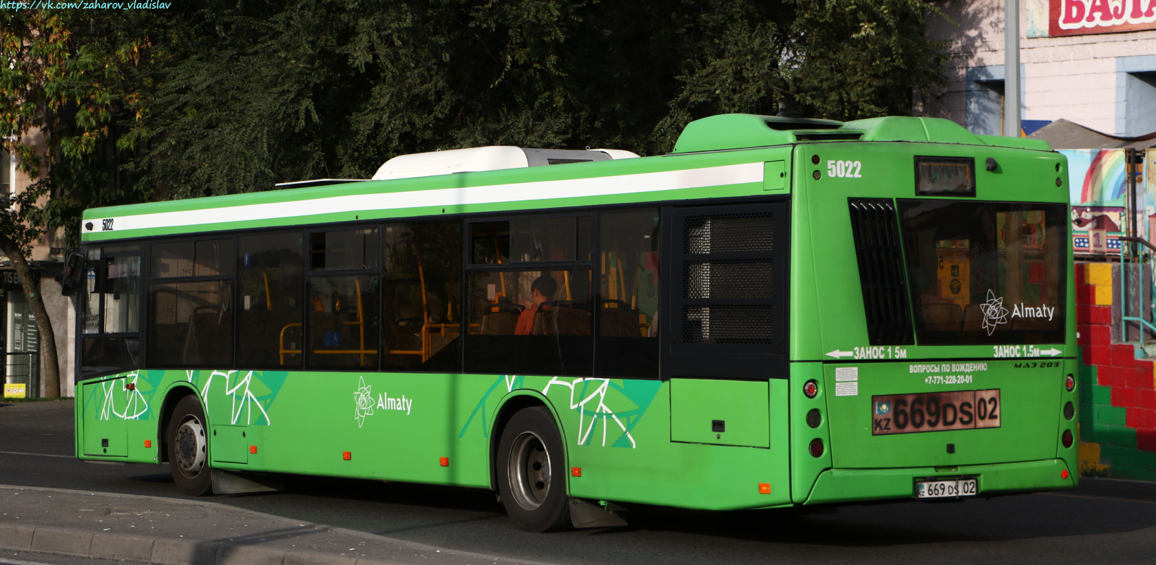 Алматы, МАЗ-203.069 № 5022