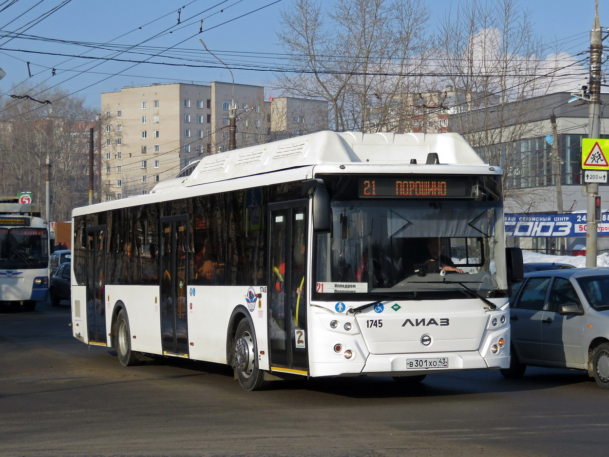 Кировская область, ЛиАЗ-5292.67 (CNG) № В 301 ХО 43