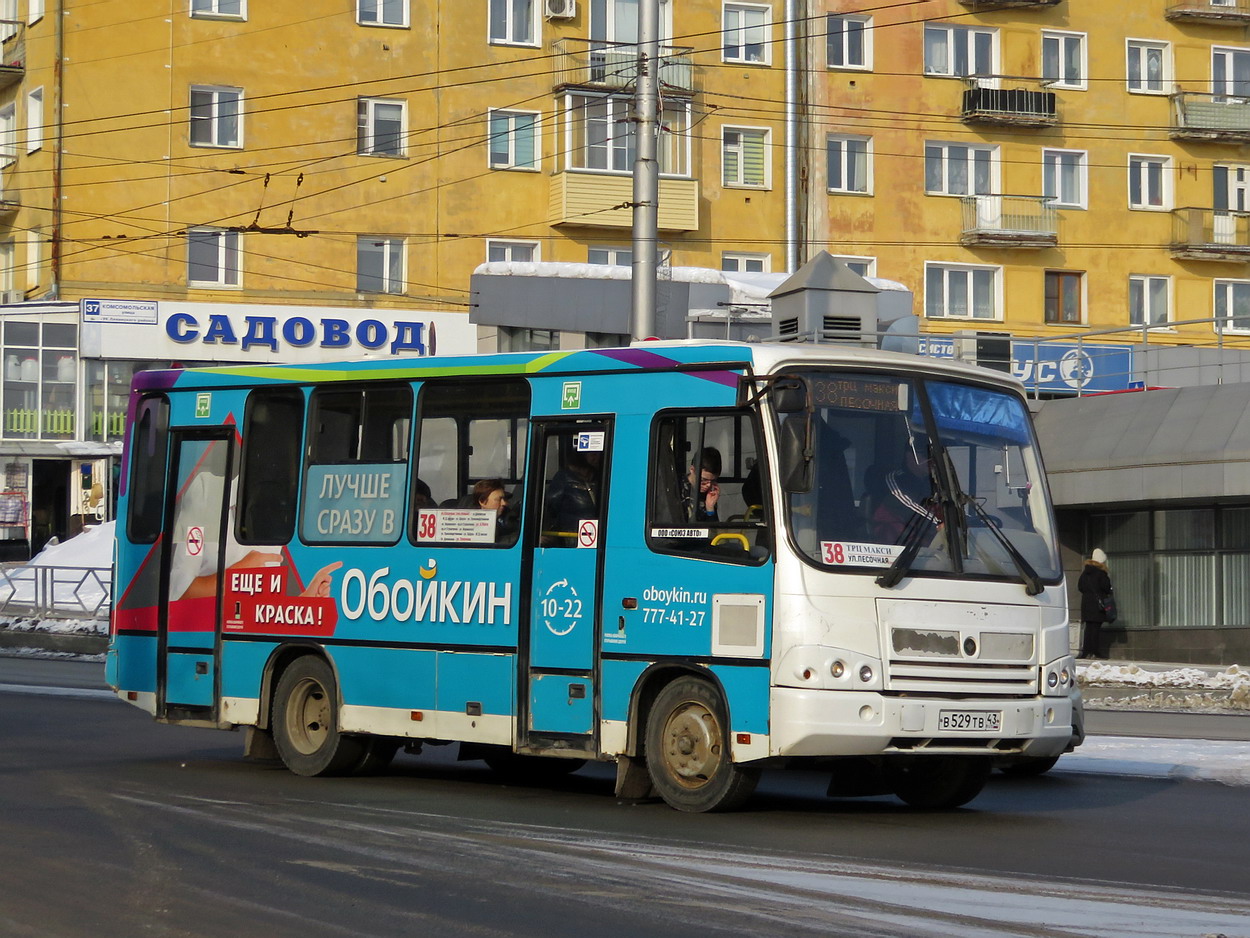 Кировская область, ПАЗ-320402-05 № В 529 ТВ 43