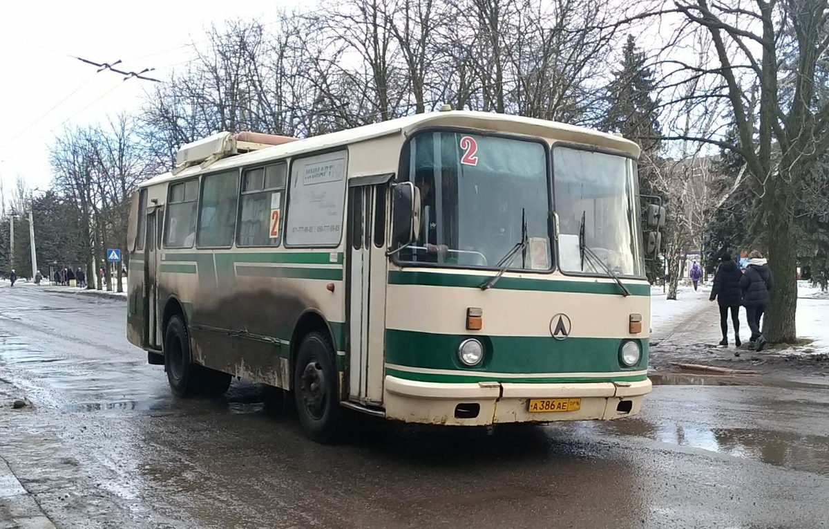 Донецкая область, ЛАЗ-695НГ № А 386 АЕ