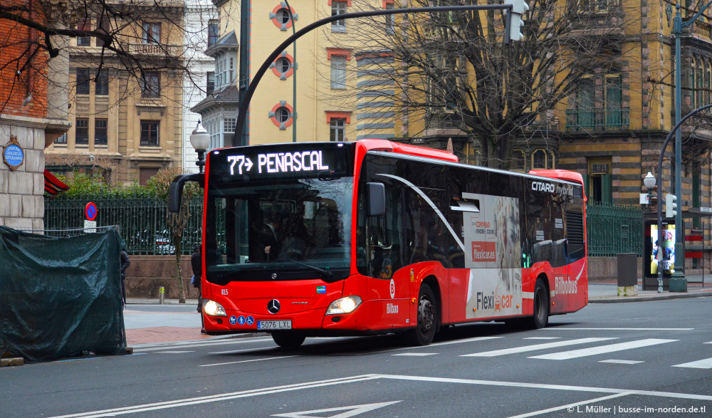 Spain, Mercedes-Benz Citaro C2 hybrid # 815
