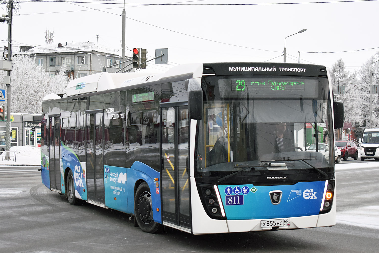 Омская область, НефАЗ-5299-40-57 (CNG) № 811