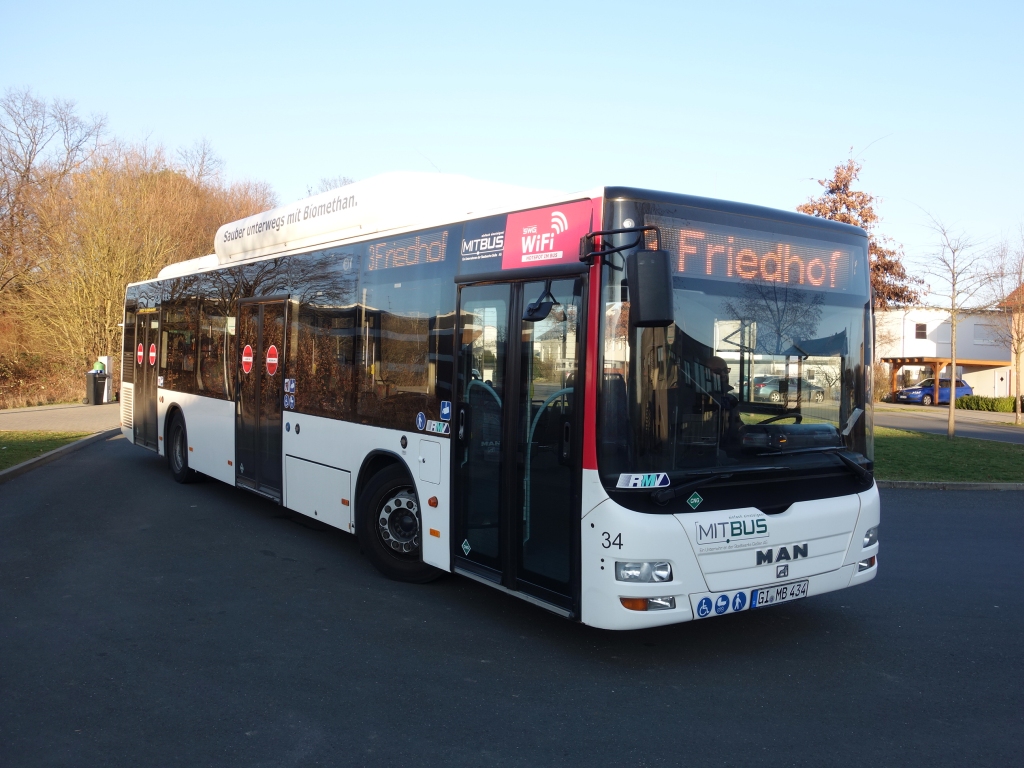 Гессен, MAN A21 Lion's City NL313 CNG № 34