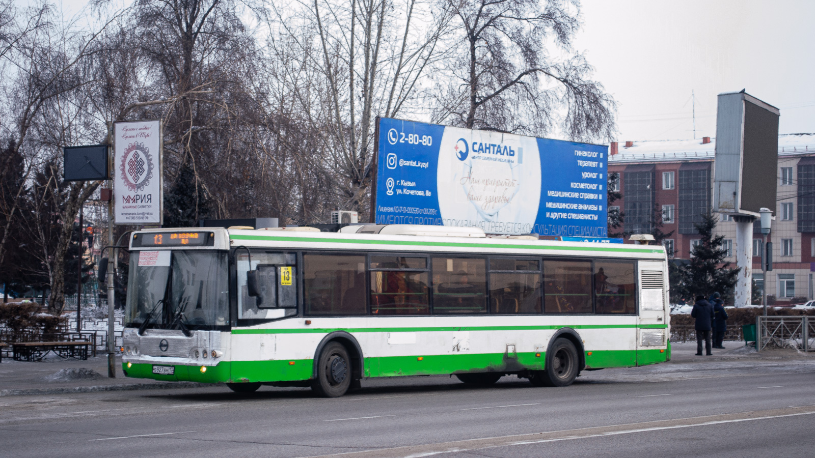 Тува, ЛиАЗ-5292.21 № О 927 ВН 17