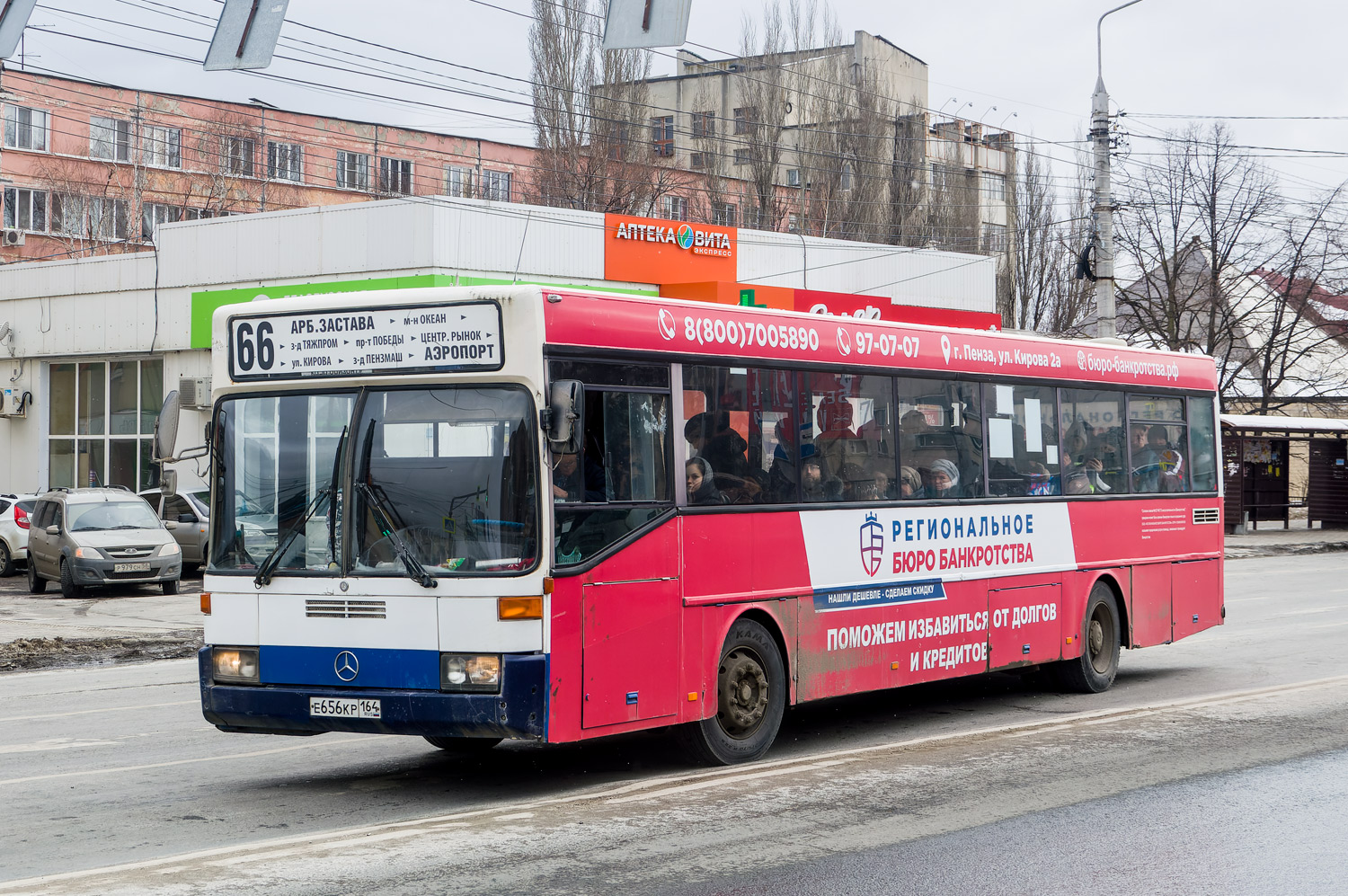 Пензенская область, Mercedes-Benz O405 № Е 656 КР 164