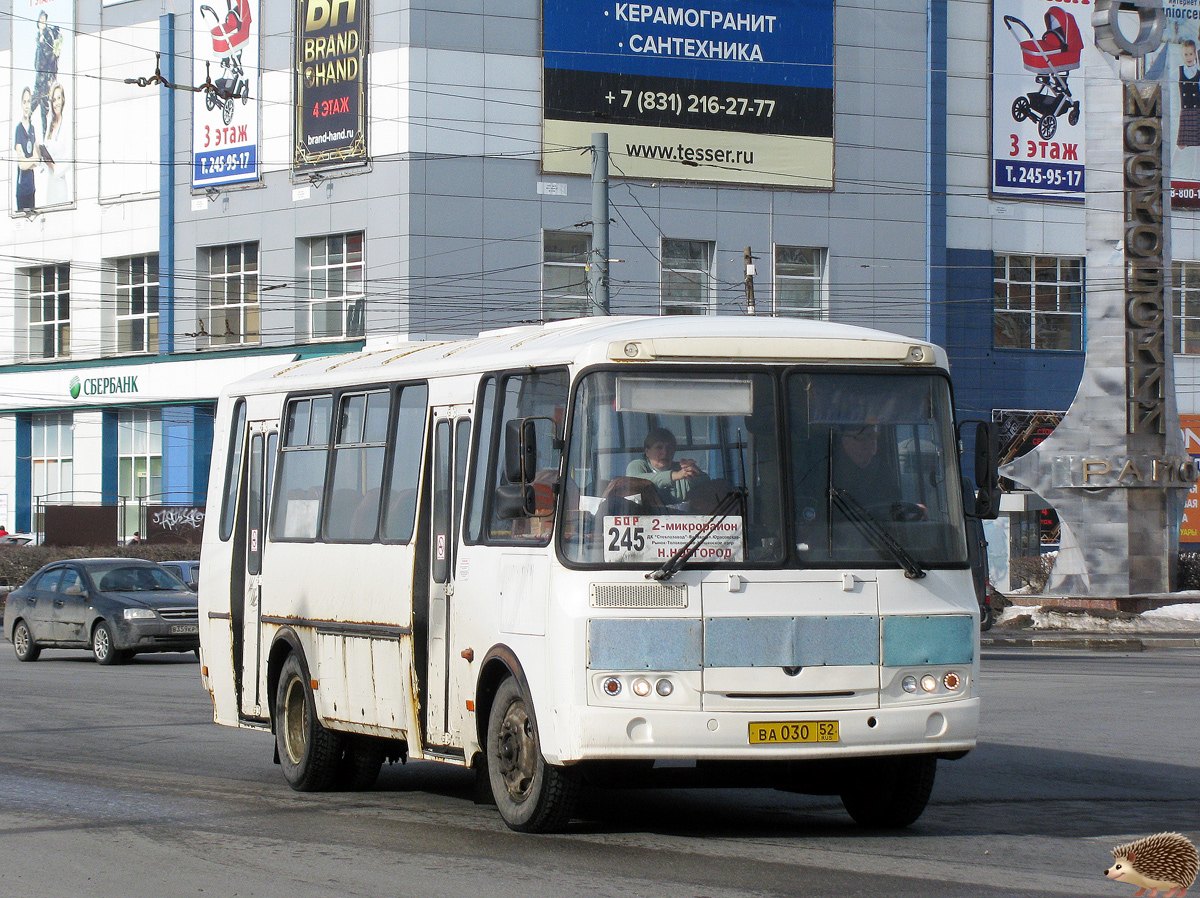 Нижегородская область, ПАЗ-4234-04 № ВА 030 52