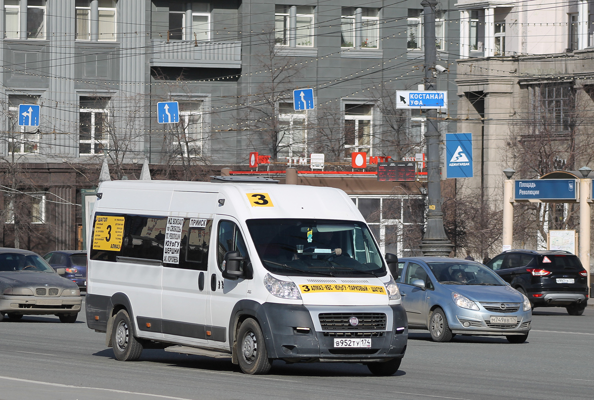 Челябинская область, Нижегородец-FST613 (FIAT Ducato) № В 952 ТУ 174