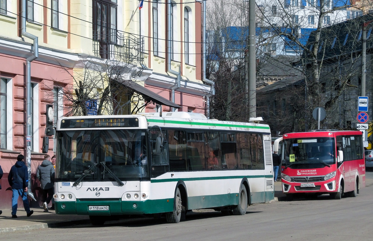Калужская область, ЛиАЗ-5292.21 № Р 118 АМ 40