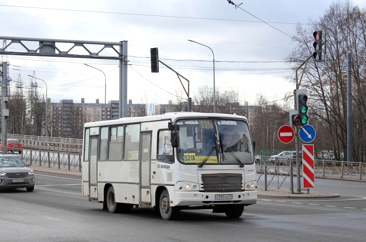 Ленинградская область, ПАЗ-320402-05 № О 390 ОЕ 47